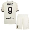 AC Milan Olivier Giroud 9 Fotbollströjor Barn Fjärde tröja 2023-24 Vit Kortärmad